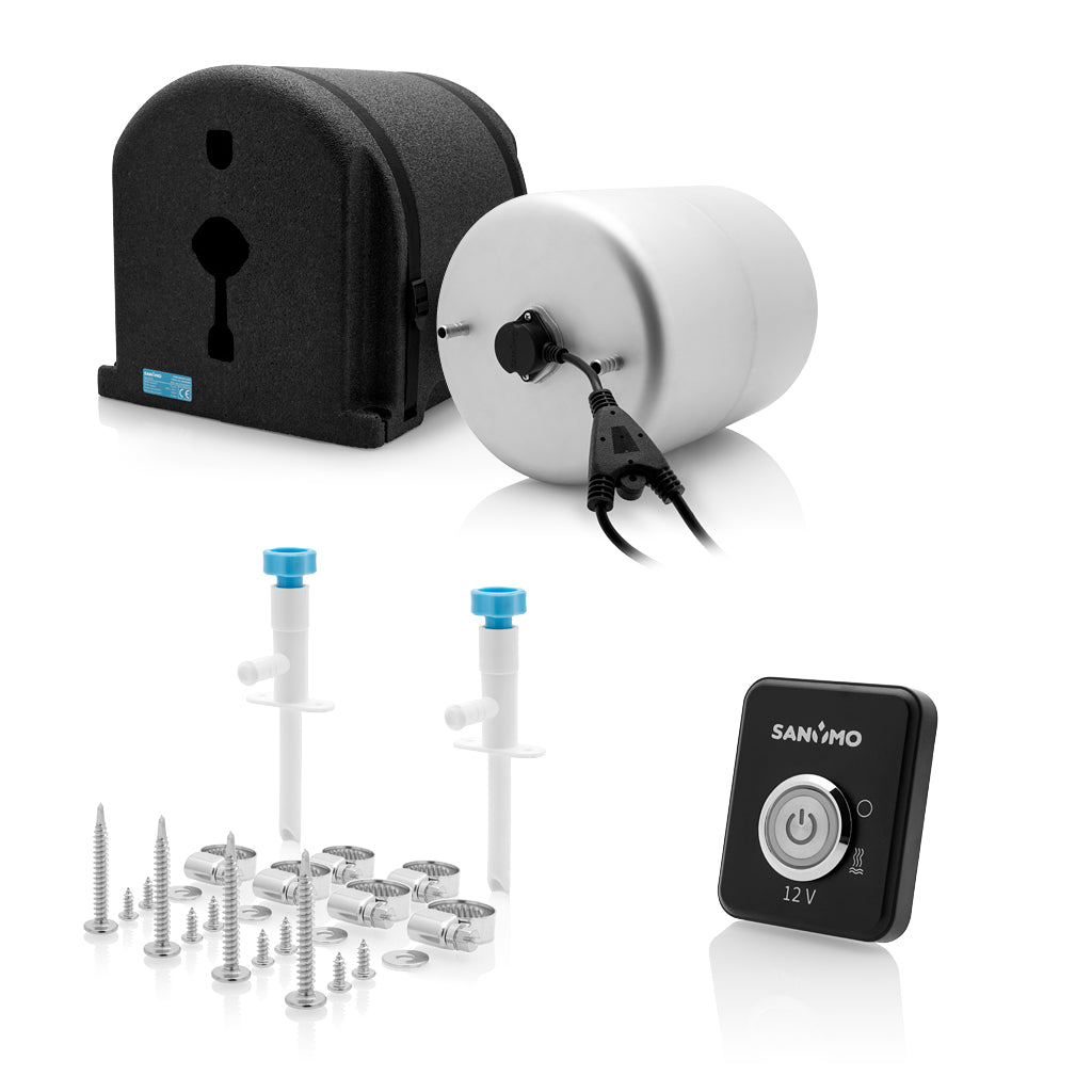 SANYMO XB-10 | boiler | ideaal voor caravan en camper | energiebesparend | 10 liter | 600W | 230V